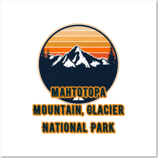 Mahtotopa Mountain, Glacier National Park Posters and Art